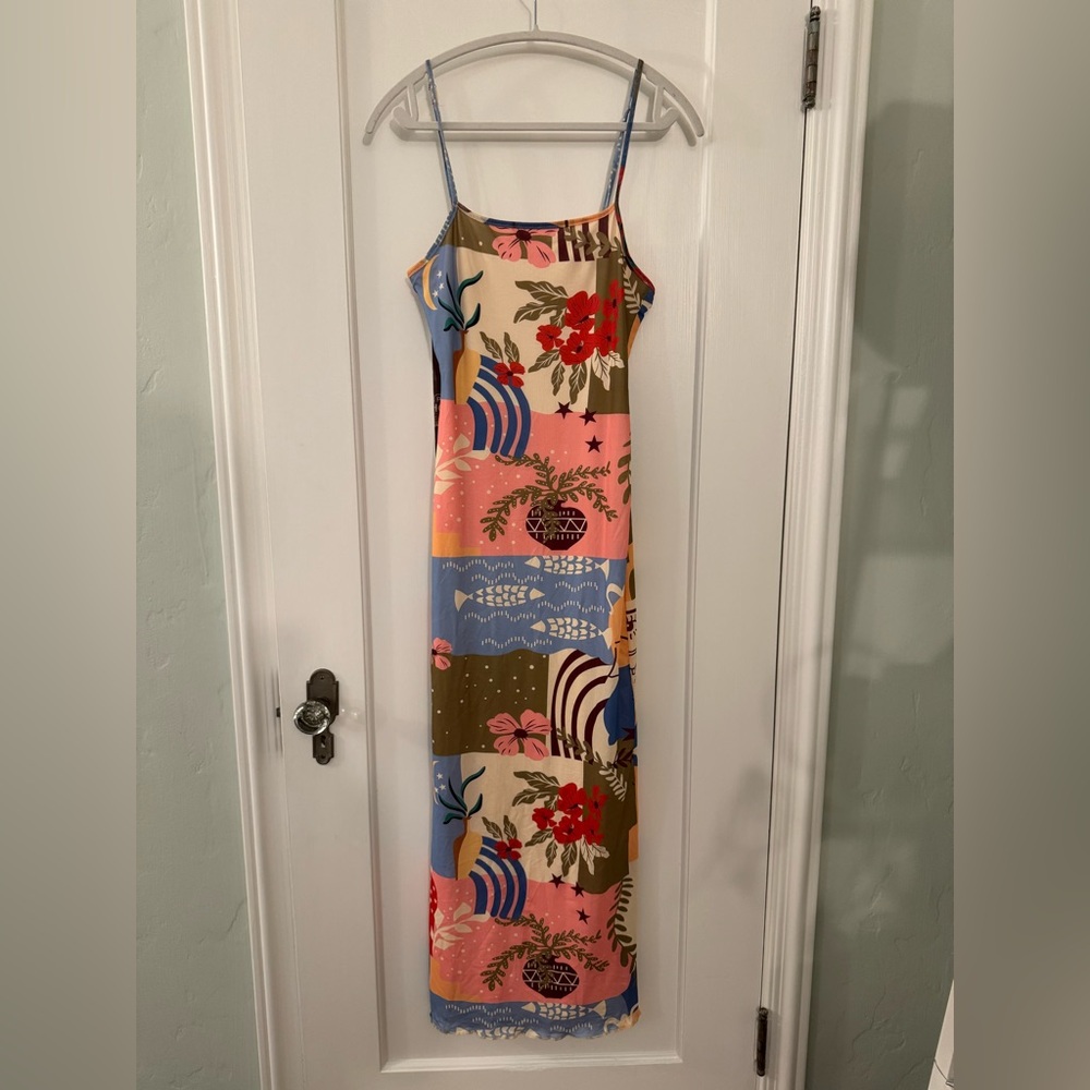 Colorful Floral Maxi Dress